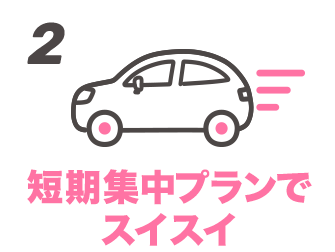 2 短期集中プランでスイスイ